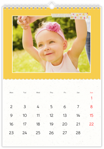 Photo Calendar A4 Portrait Dolcezza