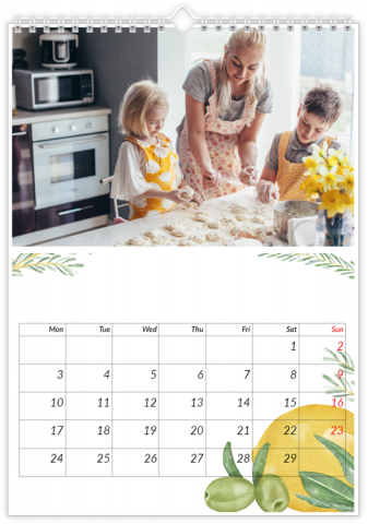 Fotokalender A4 Staand Mediterraan