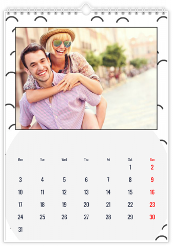 Photo Calendar A4 Portrait Motives