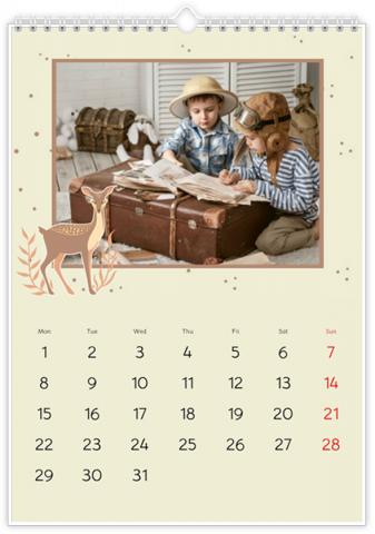 Fotokalender A4 Staand Bos Verhaal