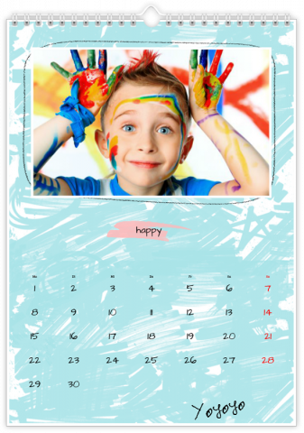 Photo Calendar 12x18 inches School