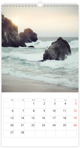 Photo Calendar 32,5x60,5 (XL) For Every Occasion
