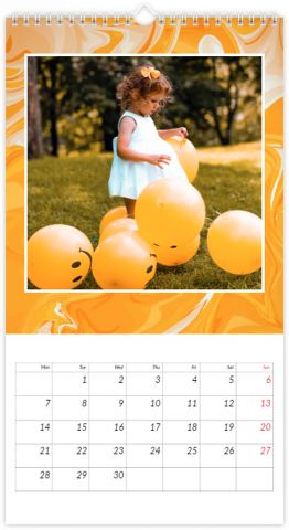 Calendrier Photo XL Jaune