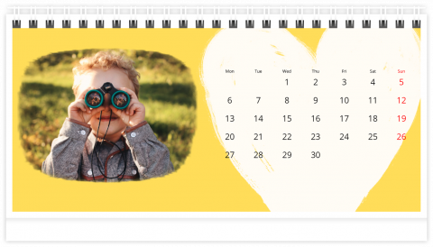 Tischkalender A5 Schönste Tage