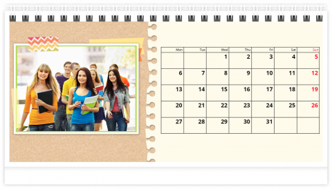 Photo Calendar Desk A5 Best in Class