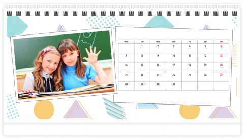 Tischkalender A5 Schulclique