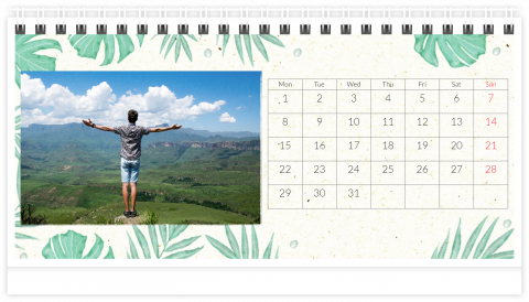 Tischkalender A5 Monsterblatt