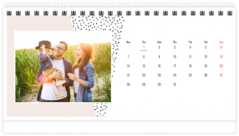Bureaukalender 21x12 (A5) School jaarboek