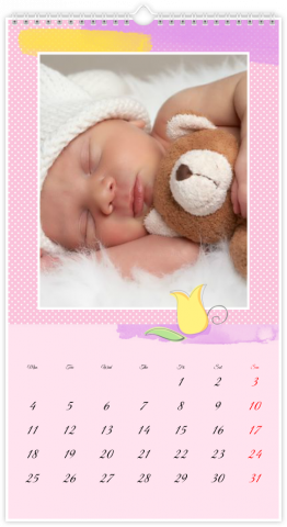 Photo Calendar 32,5x60,5 (XL) Colourful Dreams