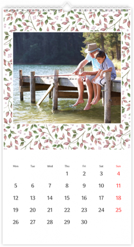 Photo Calendar 33x60,5 (XL) Floral Year
