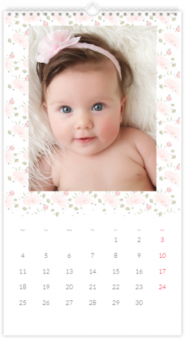 Fotocalendario XL Rose