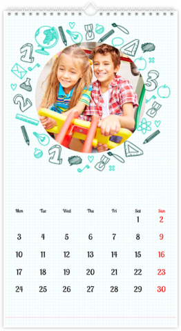 Calendrier Photo XL Cahier