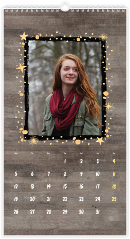 Fotokalender 32,5x60,5 (XL) Gouden paardenstal