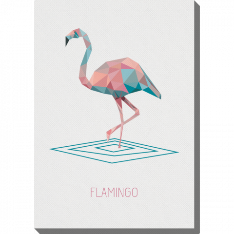  Vertical Flamingo