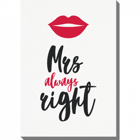  Vertical Mrs. Right Lips