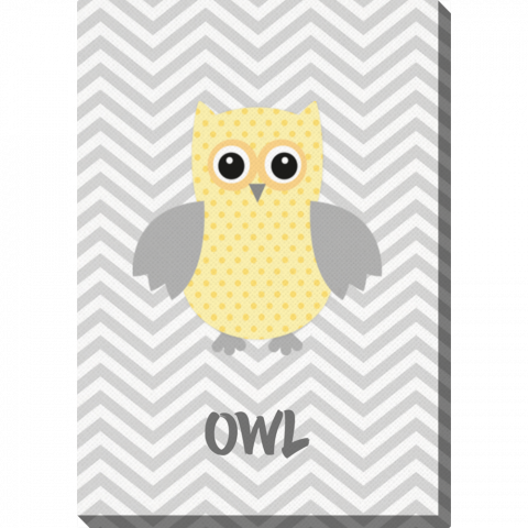  Vertical Yellow Owl