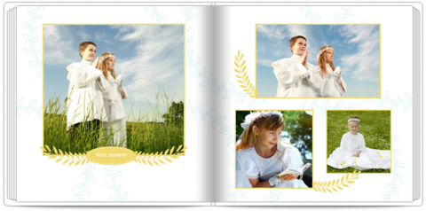Premium Fotoboek 20x20 Blauw van herinneringen