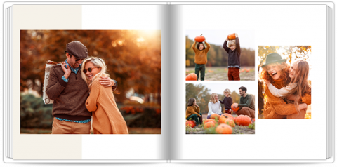 Premium Fotoboek 20x20 Familieherinneringen - Beige