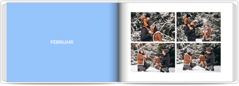 Premium Fotoboek A4 Liggend Samenvatting van het jaar