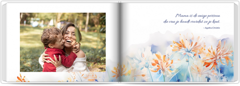 Premium Fotoboek A4 Liggend Cadeau voor moeder