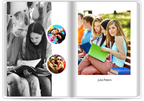 Premium Fotoboek A4 Staand Cool School
