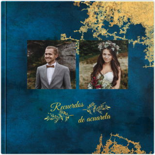 Álbum De Lujo 15x15 Recuerdos de acuarela