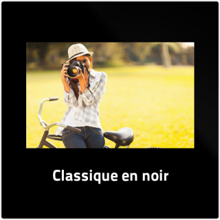 Album Deluxe 15x15 Classique en noir
