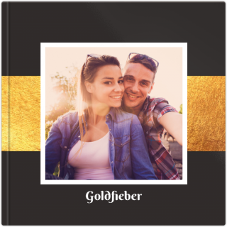 Echtfotobuch 15x15 Goldfieber