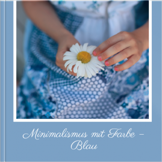 Echtfotobuch 15x15 Minimalismus mit Farbe – Blau