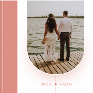 Fotoalbum Lusso 15x15 Minimalismo rosato