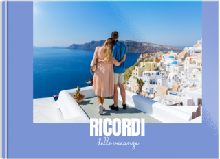 Fotoalbum Lusso 20x15 Minimalismo blu