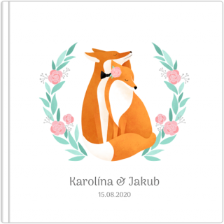 Fotoalbum LUX 15x15 Památka pro novomanželé