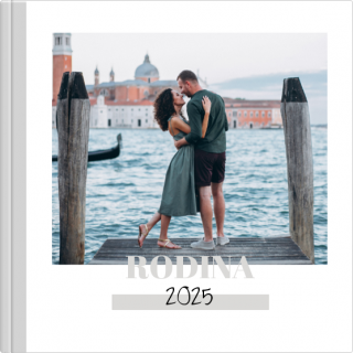 Fotoalbum LUX 15x15 Rodinné spomienky – sivý