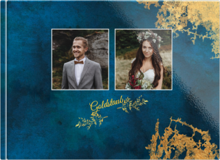 Fotobuch A5 Softcover Goldstaub