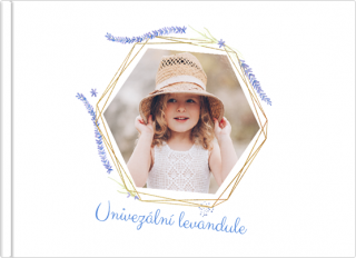 Fotokniha A5 - měkká vazba Univezální levandule