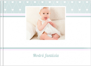 Fotokniha A5 v mäkkej väzbe Modrá fantázia