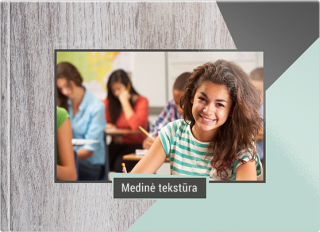 Fotoknyga A5 su minkštu viršeliu Medinė tekstūra