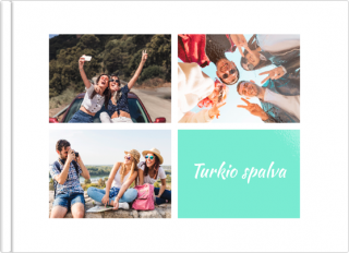 Fotoknyga A5 su minkštu viršeliu Turkio spalva