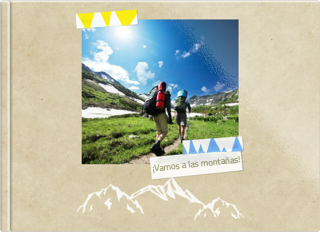 Fotolibro A5 Tapa Blanda ¡Vamos a las montañas!