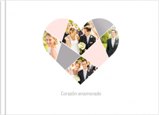 Fotolibro A5 Tapa Blanda Corazón enamorado