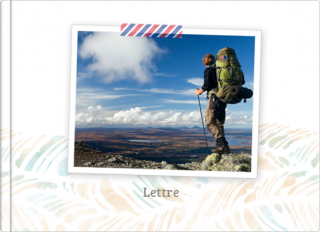 Livre Photo A5 à couverture souple Lettre