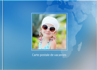 Livre Photo A5 à couverture souple Carte postale de vacances
