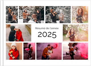 Livre Photo A5 à couverture souple Résumé de l'année