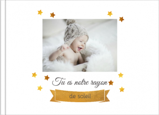 Livre Photo A5 à couverture souple Notre bébé