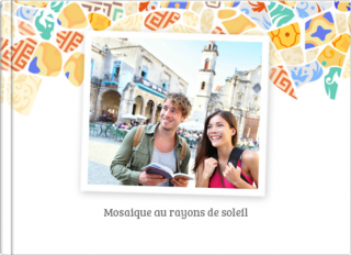 Livre Photo A5 à couverture souple Mosaique au rayons de soleil