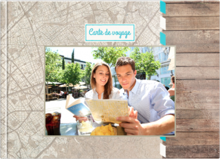 Livre Photo A5 à couverture souple Carte de voyage
