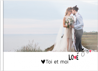 Livre Photo A5 à couverture souple Toi et moi