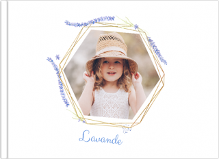 Livre Photo A5 à couverture souple Lavande