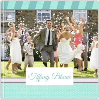 Luxe Fotoalbum 15x15 Tiffany Blauw