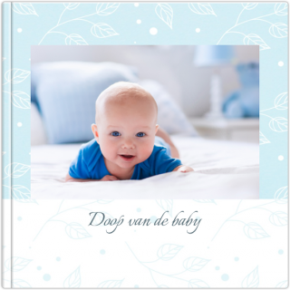 Luxe Fotoalbum 15x15 Doop van de baby